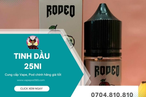 Tinh Dầu Pod 25mg Ngon, Giá Rẻ | Vape Pod 365