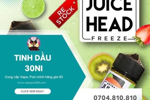 Juice 30mg: Tinh dầu 30Ni loại nào ngon nhất?