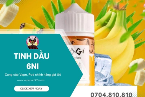 Top 5 Loại Tinh Dầu 6Ni (juice 6mg) Tốt Nhất, Hút Ngon