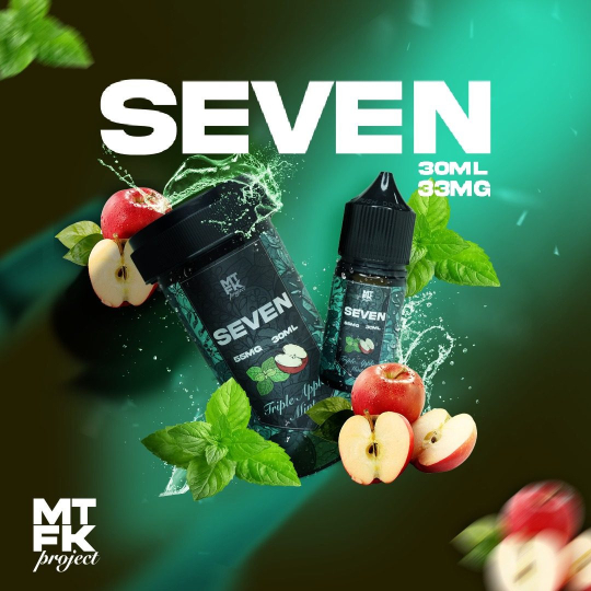 Seven Juice By MTFK Project Táo Bạc Hà - Triple Apple Mint