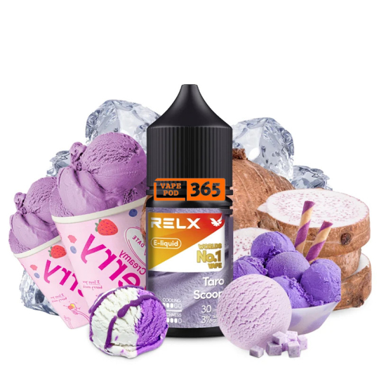 Juice RELX Salt Nic 30ml Kem Khoai Môn - Taro Scoop