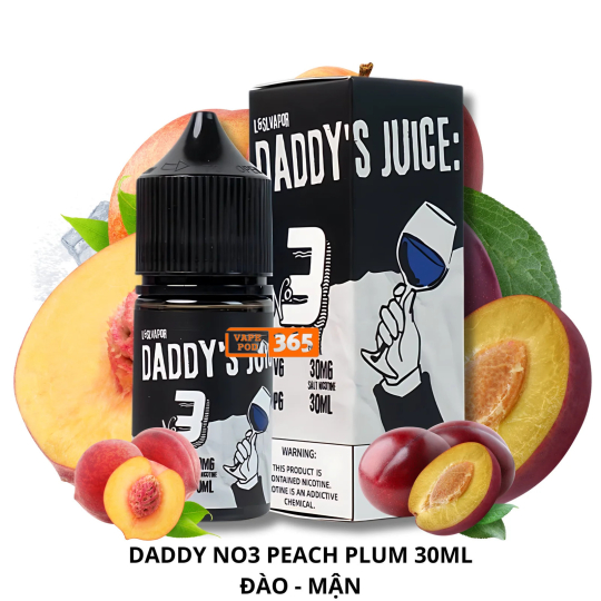 DADDY'S JUICE No 3 Vị Mới Đào Mận ( 30ml ) - Peach Plum