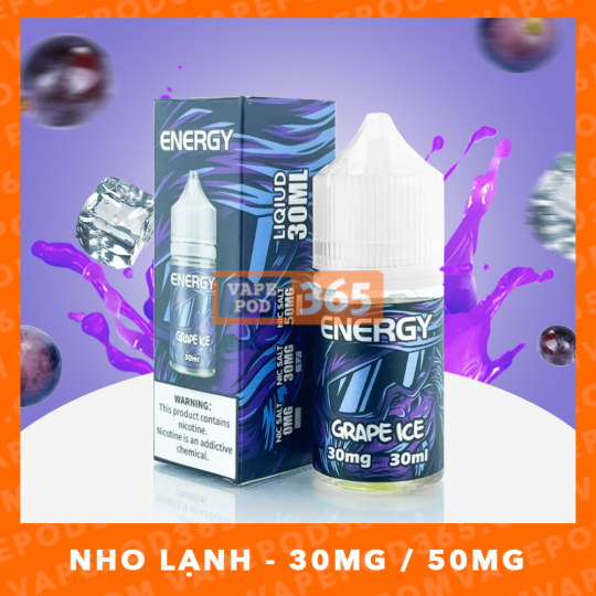 Energy Salt Grape Ice - Nho Lạnh