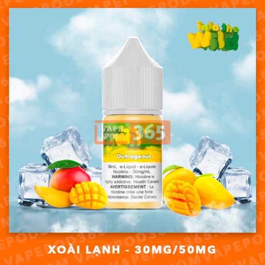 SALT INTO THE WILD Outrageous - Xoài Xanh Lạnh