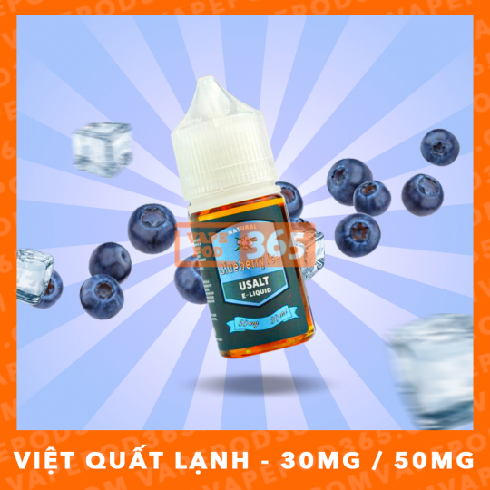 Usalt Blueberry Ice - Việt Quất Lạnh