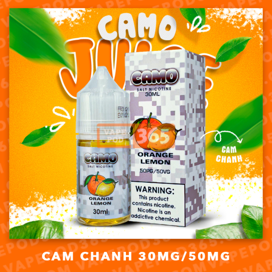 CAMO JUICE SALT NIC - Orange Lemon ( Cam Chanh ) 