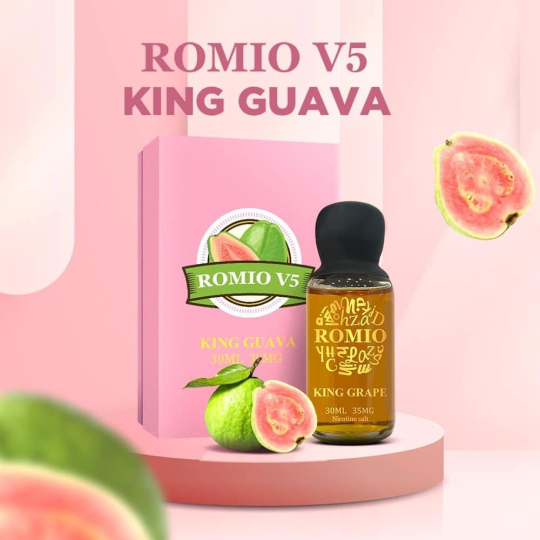 King Romio V5 King Guava 30ml - King Romio Ổi Lạnh