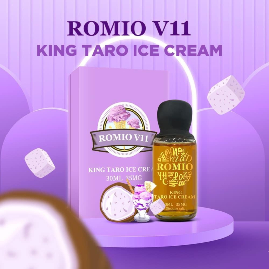 King Romio V11 King  Taro Ice Cream  30ml - King Romio Kem Khoai Môn