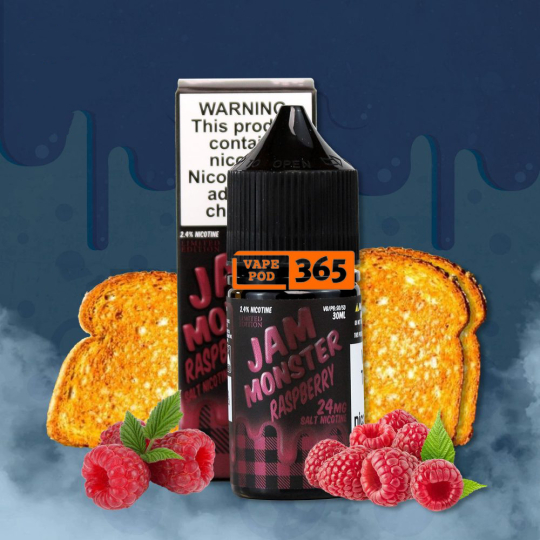 JAM MONSTER Salt Nic 30ml Mứt Mâm Xôi Đỏ - Rasberry