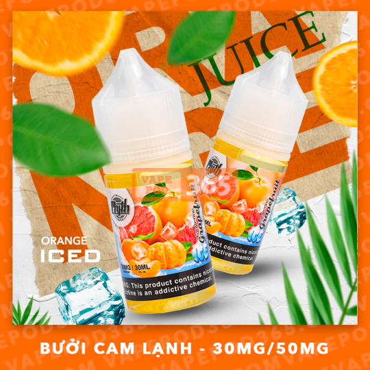 The Myth Vapor ICE Salt Nic -  Grapefruit Tangerine (  Bưởi Mix Cam ) 