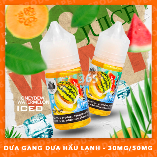 The Myth Vapor ICE Salt Nic -  Honeydew Watermelon ( Dưa Lưới Dưa Hấu )