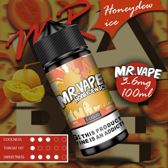 Tinh Dầu MR.VAPE Dưa Gang Lạnh 100ml – MR.VAPE Honeydew Ice 100ml 