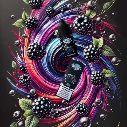 Juice Tokyo Remix 30ml Mâm Xôi Nho Đen - Tokyo Remix Black Berries Salt Nic