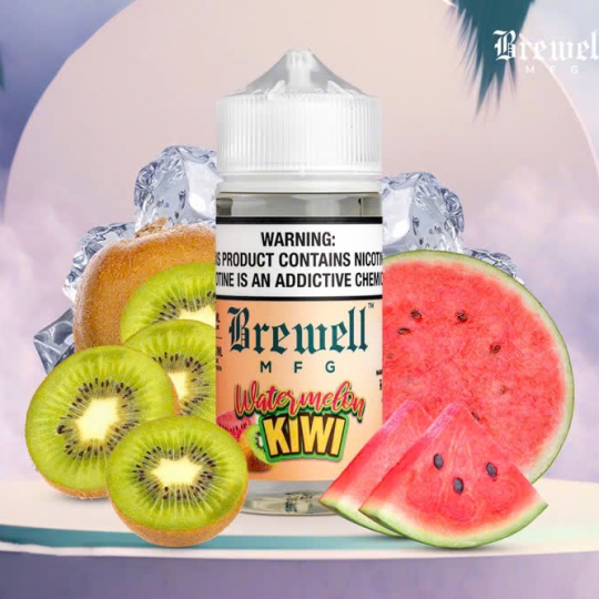 Brewell MFG Watermelon Kiwi - Dưa Hấu Kiwi Lạnh 100ml