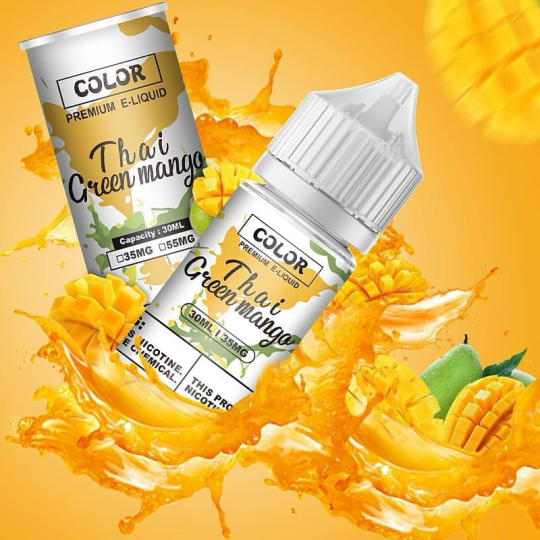 COLOR Salt Nic 30ml Xoài Thái Xanh Lạnh - Thai Green Mango