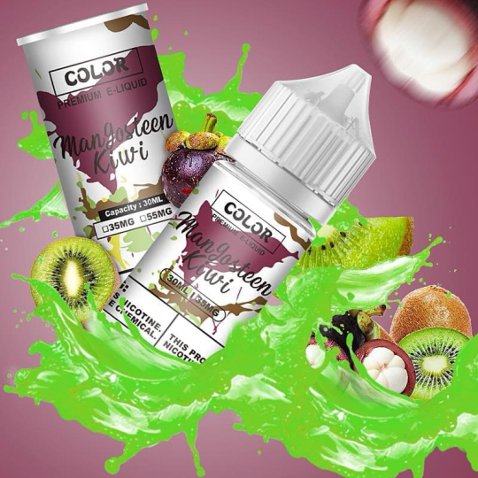 COLOR Salt Nic 30ml Măng Cụt Kiwi - Mangosteen Kiwi