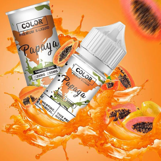 COLOR Salt Nic 30ml Đu Đủ Lạnh - Papaya