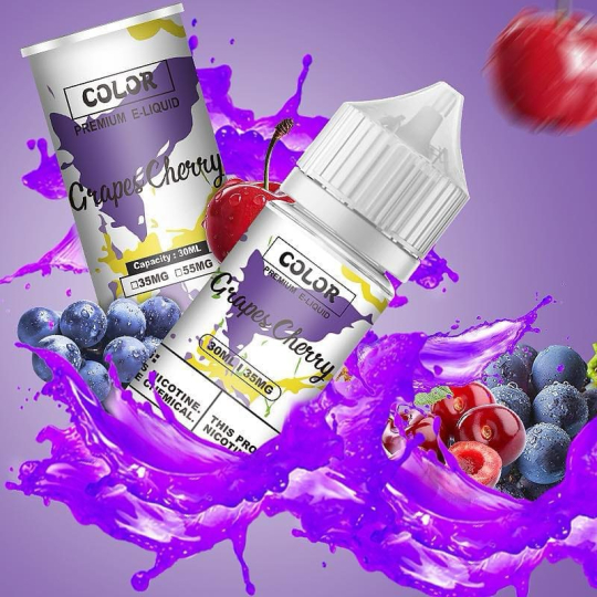 COLOR Salt Nic 30ml Nho Cherry - Grapes Cherry