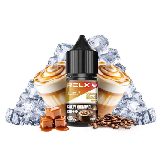 Juice RELX Salt Nic 30ml Cafe Caramen - Salty Caramel Coffe