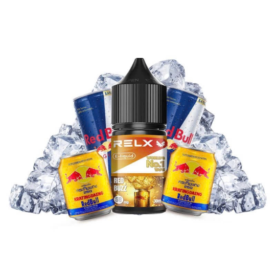 Juice RELX Salt Nic 30ml Tăng Lực Redbull - Red Buzz