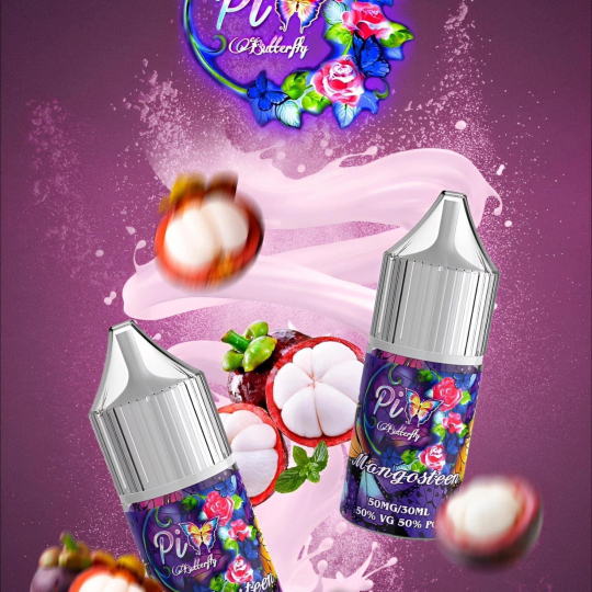 PIX BUTTERFLY Salt Nic 30ml Mangosteen - Măng Cụt Lạnh