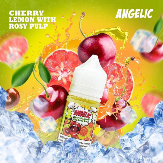 ANGELIC SALTNIC 30ml Cherry Chanh Đào - Cherry Lemon With Rosy Pulp 30/50ni