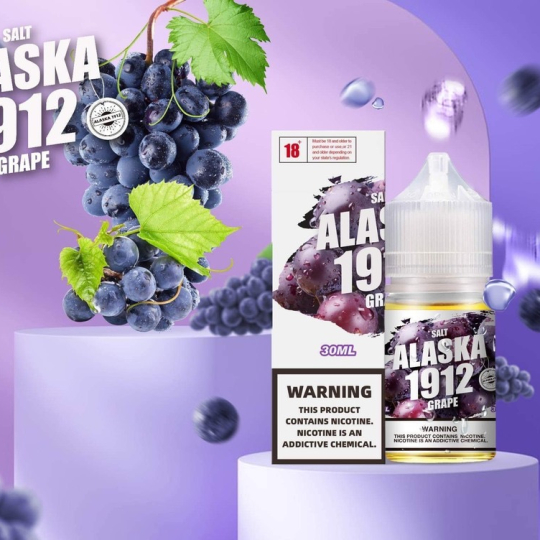 Tinh Dầu SALT ALASKA 1912 Grape  - Vang Nho Lạnh 