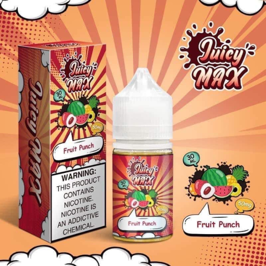 JUICY MAX Fruit Punch - Trái Cây Nhiệt Đới Salt Nic