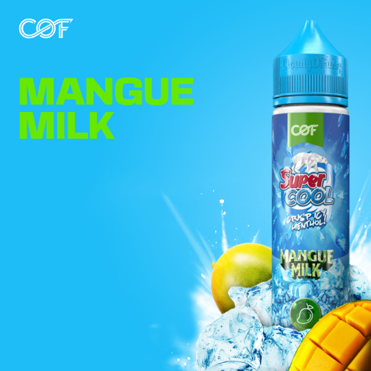 COF SUPER COOL  60ml Mangue Milk - Xoài Xanh Siêu Lạnh