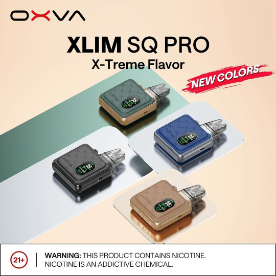 OXVA Xlim SQ Pro Pod Kit Màu Mới 30W - Pod Kit OXVA SQ Màu Mới Chính Hãng 2024