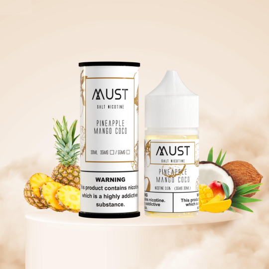 MUST JUICE SALT NIC 30ml Dứa Xoài Dừa – PineApple Mango Coco