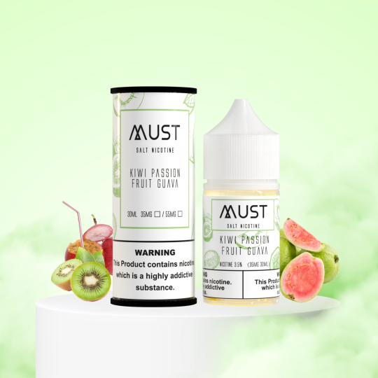 MUST JUICE SALT NIC 30ml Kiwi Chanh Dây Ổi – Kiwi Passion Fruit Guava