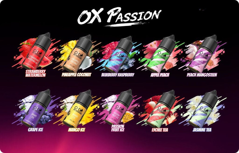 bảng vị của tinh dầu OX Passion