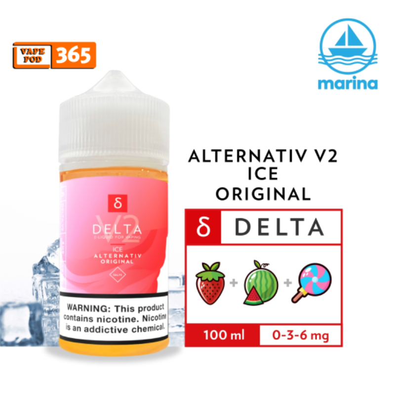 ALTERNATIV ICE V2 DELTA - Tinh Dầu Delta Kẹo Dâu Dưa Hấu