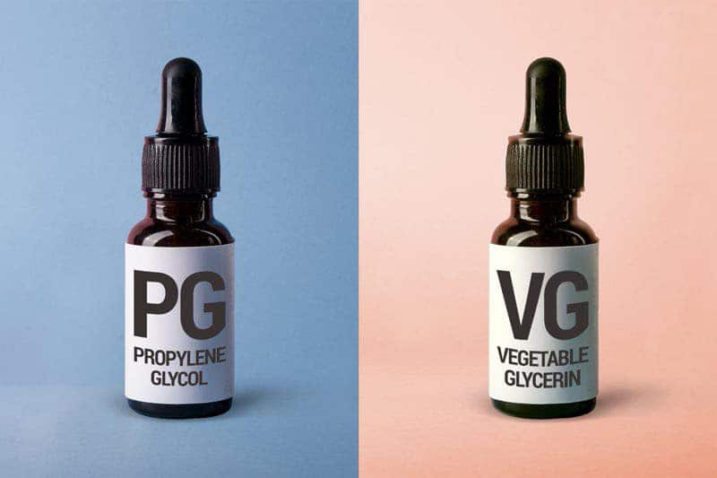 Propylene glycol (PG) và Vegetable glycerin (VG)