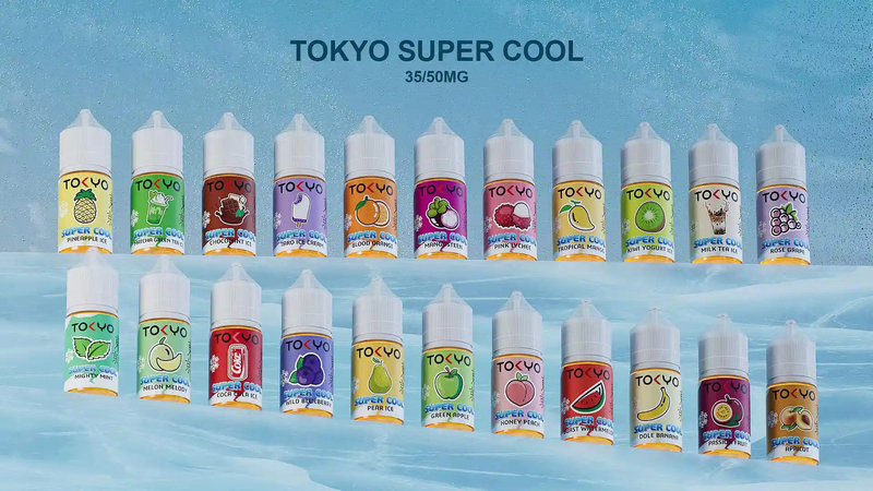 TOKYO SUPER COOL Taro Ice Cream - Kem Khoai Môn Siêu Lạnh Salt Nic