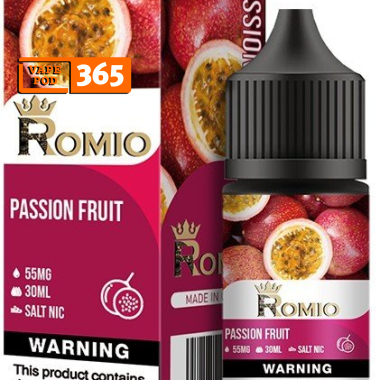 ROMIO KING SALT NIC 30ml Passion Fruit - Chanh Dây Lạnh
