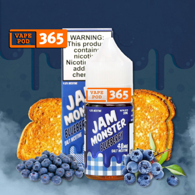 JAM MONSTER Salt Nic 30ml Mứt Việt Quất - Blueberry
