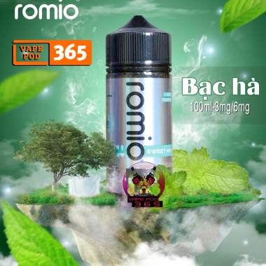 ROMIO 100ML Sweet Mint Ice - Kẹo Bạc Hà Lạnh
