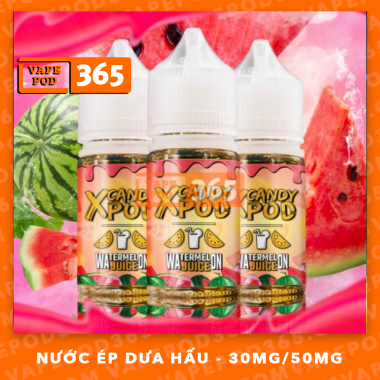 XCandy Salt Watermelon Juice Ice  50MG - Dưa Hấu Lạnh