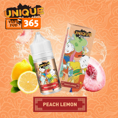 Unique Classic 30ml Đào Chanh - Juice Salt Peach Lemon 60ni/60mg