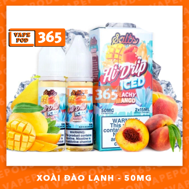Hi-Drip Mango Peach 50MG - Xoài Đào Lạnh