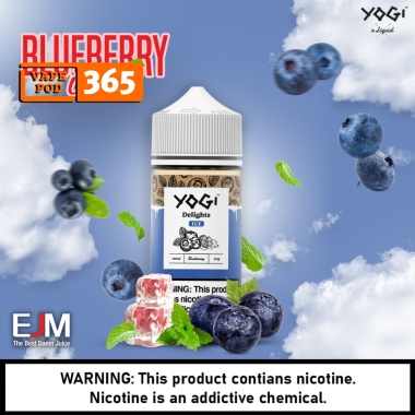 YOGI Delights 100ML Blueberry - Việt Quất Lạnh