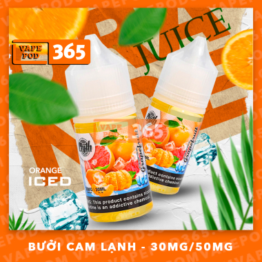 The Myth Vapor ICE Salt Nic -  Grapefruit Tangerine (  Bưởi Mix Cam ) 