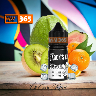 DADDY'S JUICE Monsieur Eleven ( 11 ) Orange Guava Kiwi 30ml - Cam Ổi Kiwi