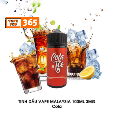 Tinh Dầu CocaCola 100ml/3mg Malaysia - Tinh Dầu Chính Hãng 