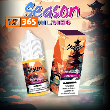 SEASON Salt Nic 30ml Chanh Dây Lạnh - Tinh Dầu Season Salt Nic Passion Fruit