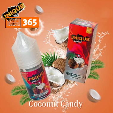 UNIQUE LIMITED Salt 30ml 50mg Kẹo Dừa - Coconut Candy