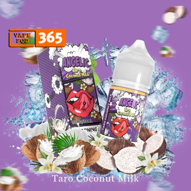 ANGELIC SALTNIC 30ml Khoai Môn Dừa - Taro Coconut Milk 30/50ni