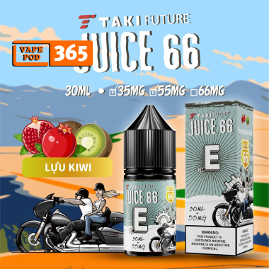 TAKI JUICE 66 E Lựu Kiwi 35/55mg 30ml - Take Juice 66 E
